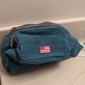 American Flag Denim Fanny Pac